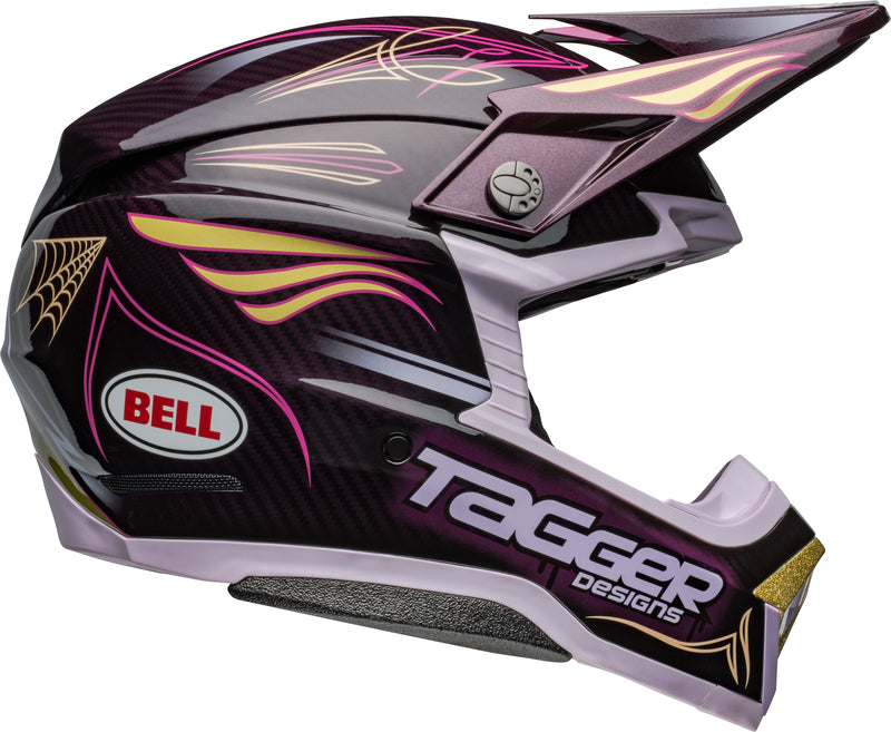 BELL Moto-10 Spherical Helmet - Tagger Purple Haze Gloss Purple/Gold