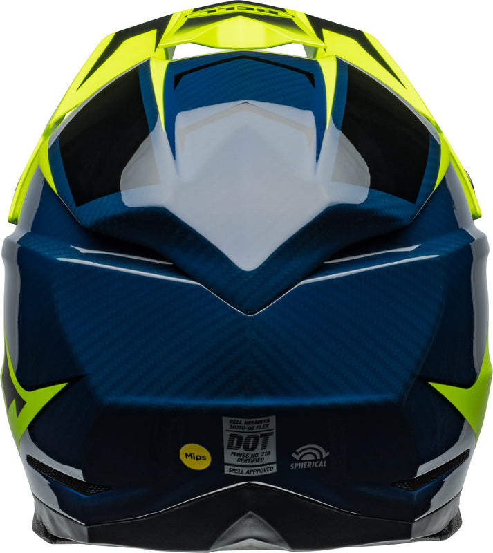 BELL Moto-10 Spherical Helmet - Sliced Matte/Gloss Retina/Blue