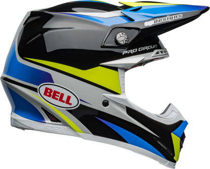 BELL Moto-9S Flex Helmet - Pro Circuit 24 Gloss Black/Blue