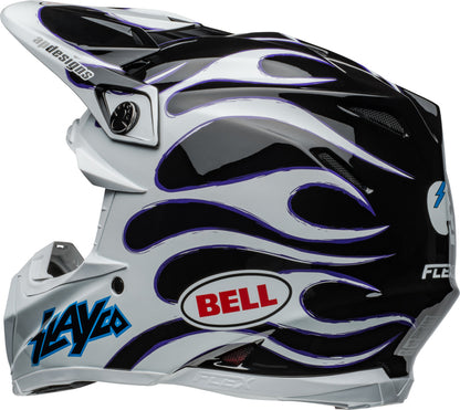 BELL Moto-9S Flex Helmet - Slayco 24 Gloss White/Black