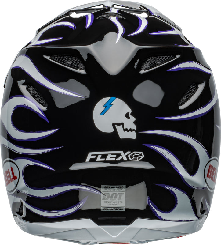 BELL Moto-9S Flex Helmet - Slayco 24 Gloss White/Black