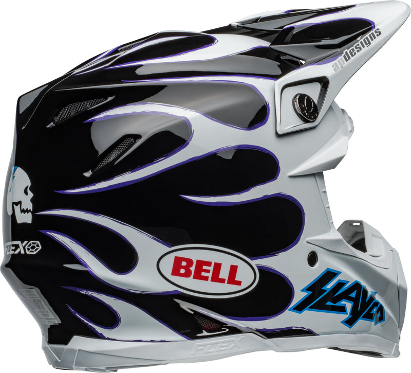 BELL Moto-9S Flex Helmet - Slayco 24 Gloss White/Black