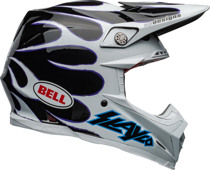 BELL Moto-9S Flex Helmet - Slayco 24 Gloss White/Black