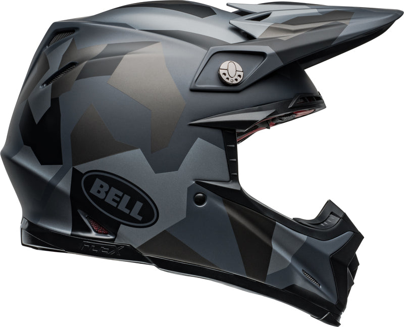 BELL Moto-9S Flex Helmet - Rover Matte Gray Camo