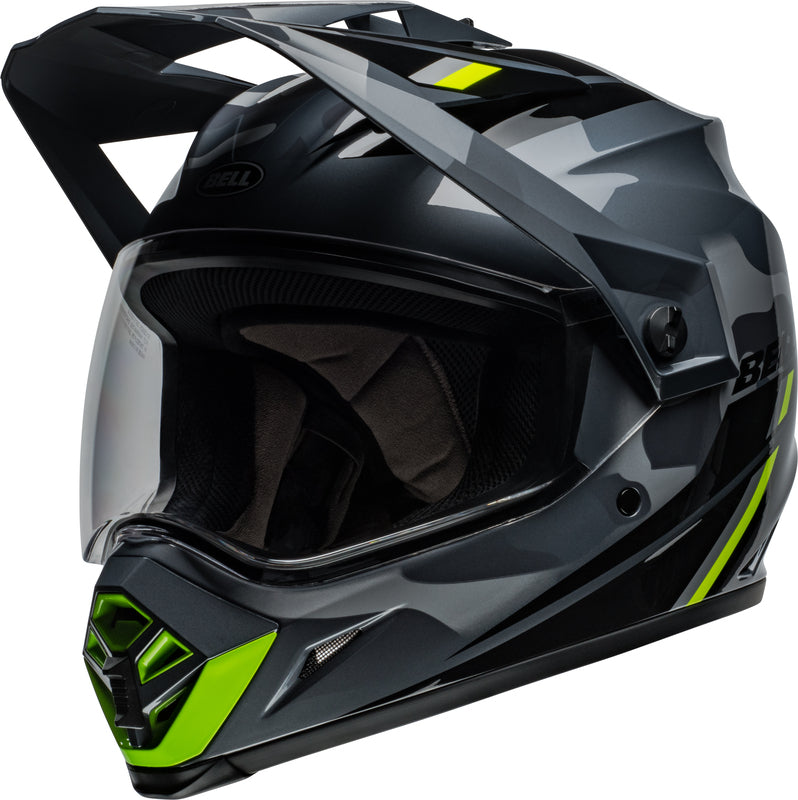 BELL MX-9 Adventure MIPS Helmet - Alpine Gloss With Gray/Camo