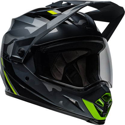 BELL MX-9 Adventure MIPS Helmet - Alpine Gloss With Gray/Camo