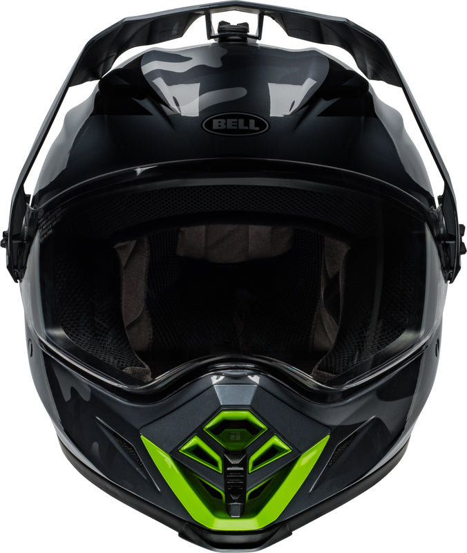 BELL MX-9 Adventure MIPS Helmet - Alpine Gloss With Gray/Camo