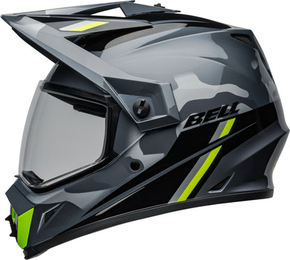 BELL MX-9 Adventure MIPS Helmet - Alpine Gloss With Gray/Camo