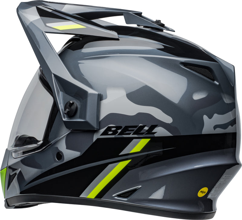 BELL MX-9 Adventure MIPS Helmet - Alpine Gloss With Gray/Camo