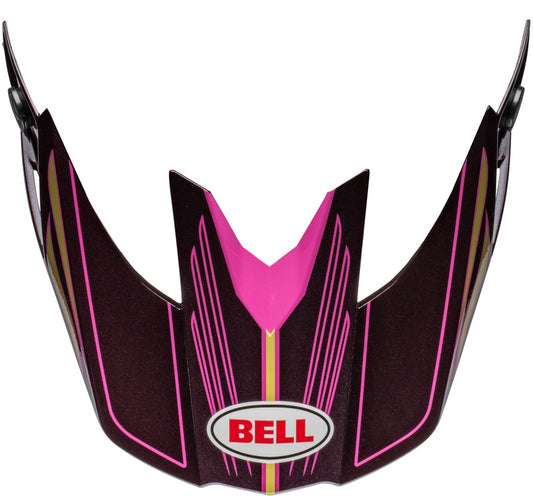 BELL Moto-10 Peak Kit - Tagger Purple Haze Gloss Purple/Gold