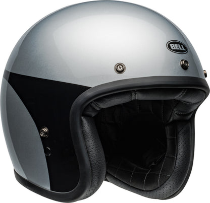 BELL Custom 500 Helmet - Chassis Gloss Silver Black