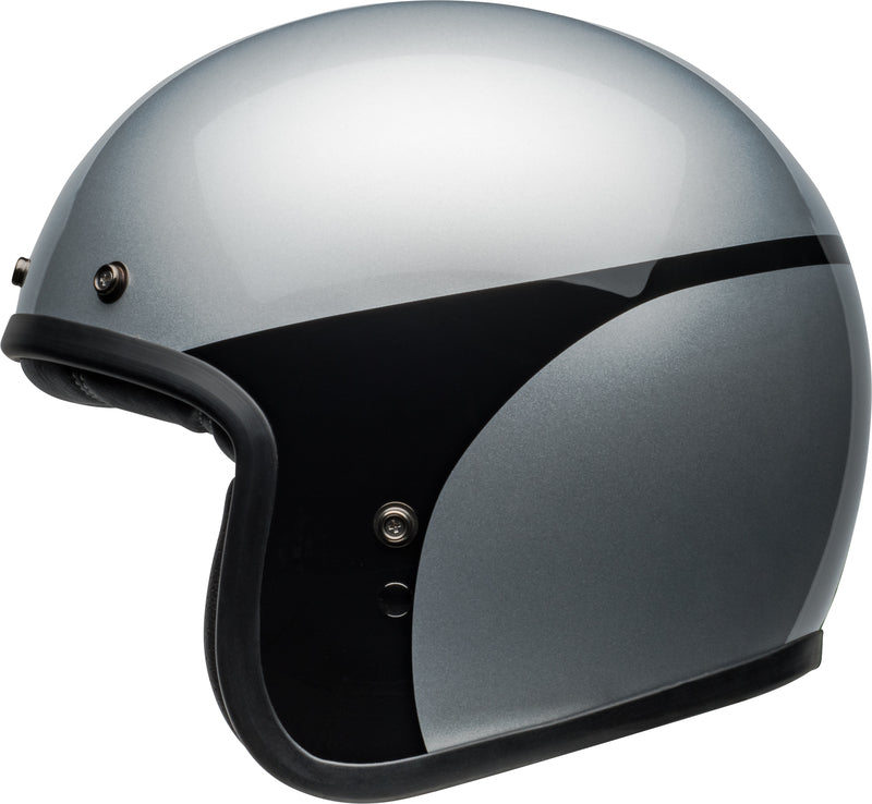 BELL Custom 500 Helmet - Chassis Gloss Silver Black