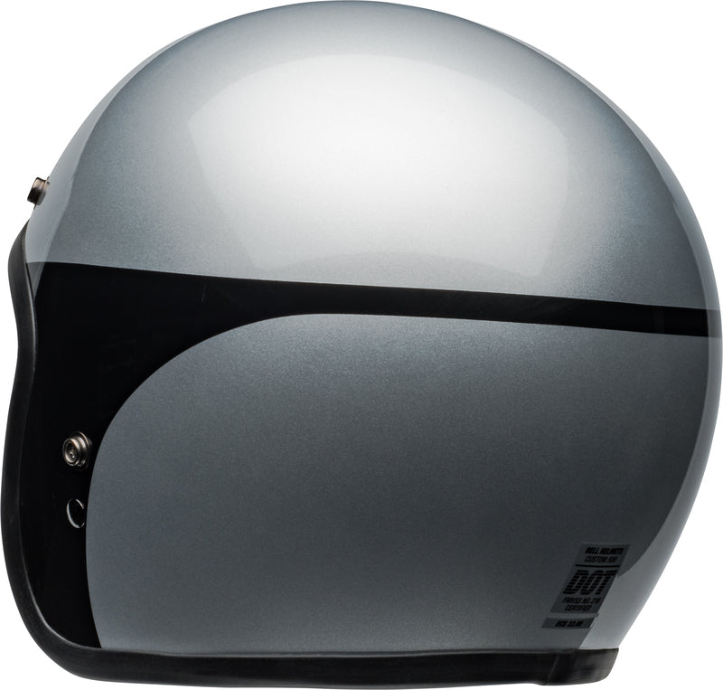 BELL Custom 500 Helmet - Chassis Gloss Silver Black