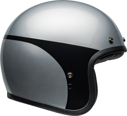 BELL Custom 500 Helmet - Chassis Gloss Silver Black