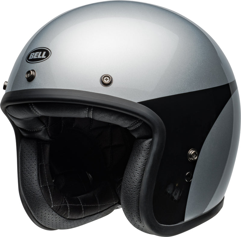 BELL Custom 500 Helmet - Chassis Gloss Silver Black