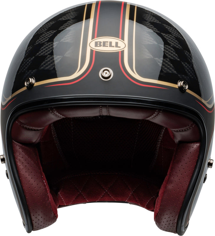 BELL Custom 500 Carbon Helmet - RSD Checkmate Matte Gloss Black/Gold