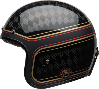 BELL Custom 500 Carbon Helmet - RSD Checkmate Matte Gloss Black/Gold