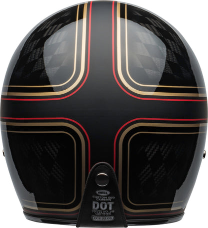 BELL Custom 500 Carbon Helmet - RSD Checkmate Matte Gloss Black/Gold