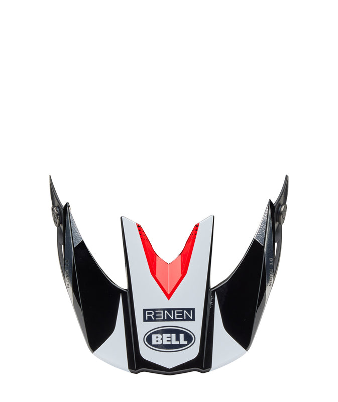 BELL Moto-10 Vizier - Renen Raycon Matte Gloss Black/White