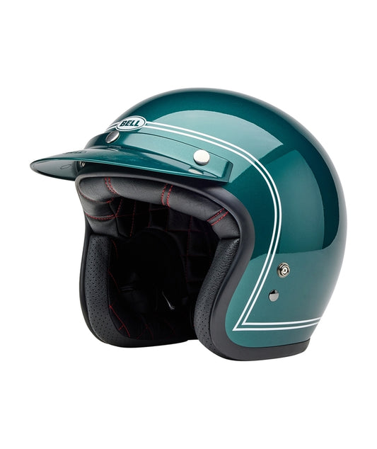 BELL Custom 500 Helm - Steve McQueen Riverside Metallic Green