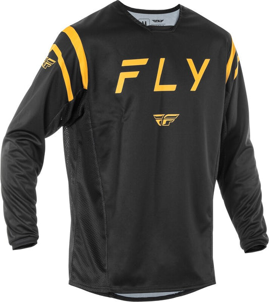 FLY RACING Kinetic Center Jersey - Black/Gold