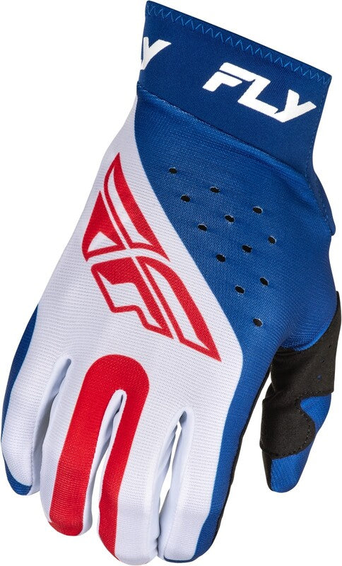 FLY RACING Pro Lite Gloves - Red/White/Blue