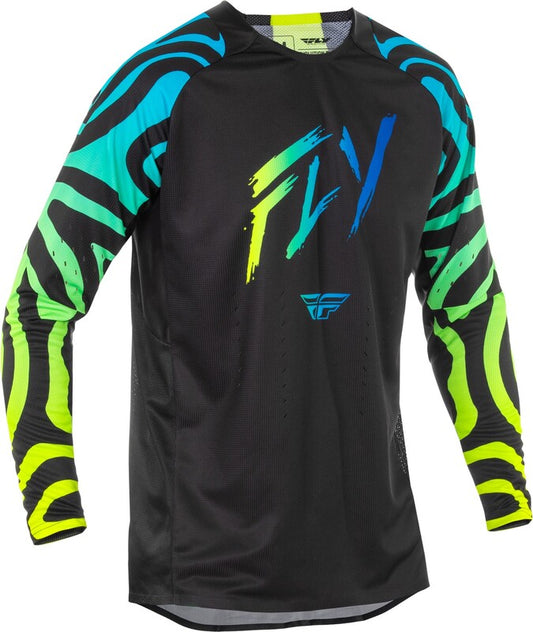 FLY RACING Evolution DST S.E. Zen Jersey - Black/Blue/Hi-Vis