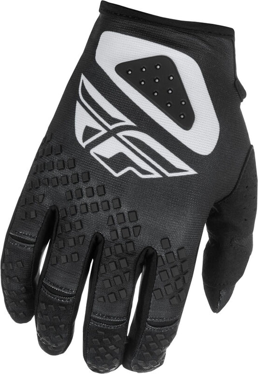 FLY RACING Kinetic SYM Youth Gloves - Black/White