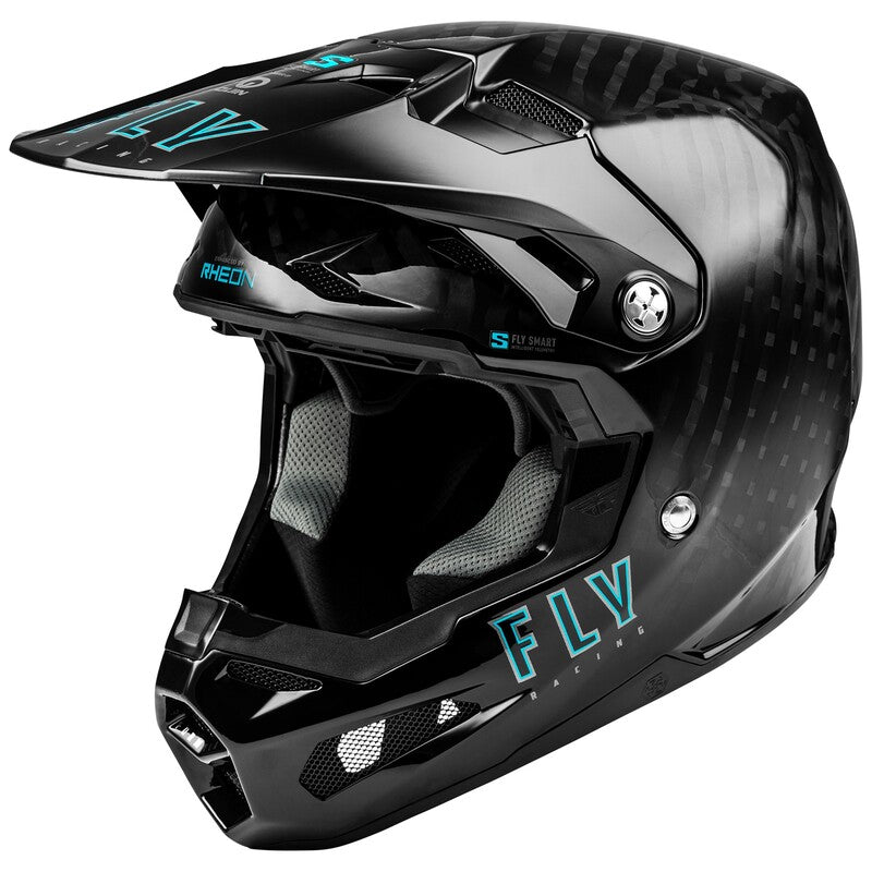 FLY RACING Formula S Carbon Solid Youth Helmet - Black