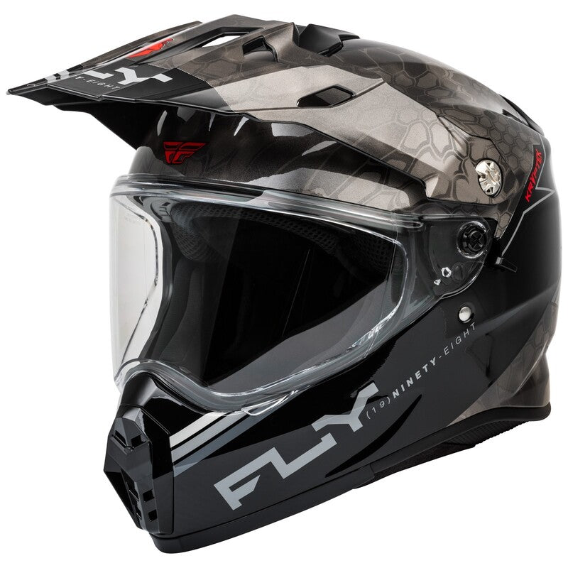 FLY RACING Trekker Kryptek Conceal Helmet - Black/Grey/White