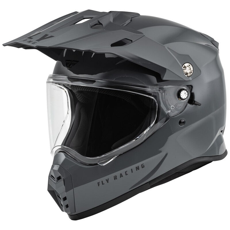 FLY RACING Trekker Solid Helmet - Grey