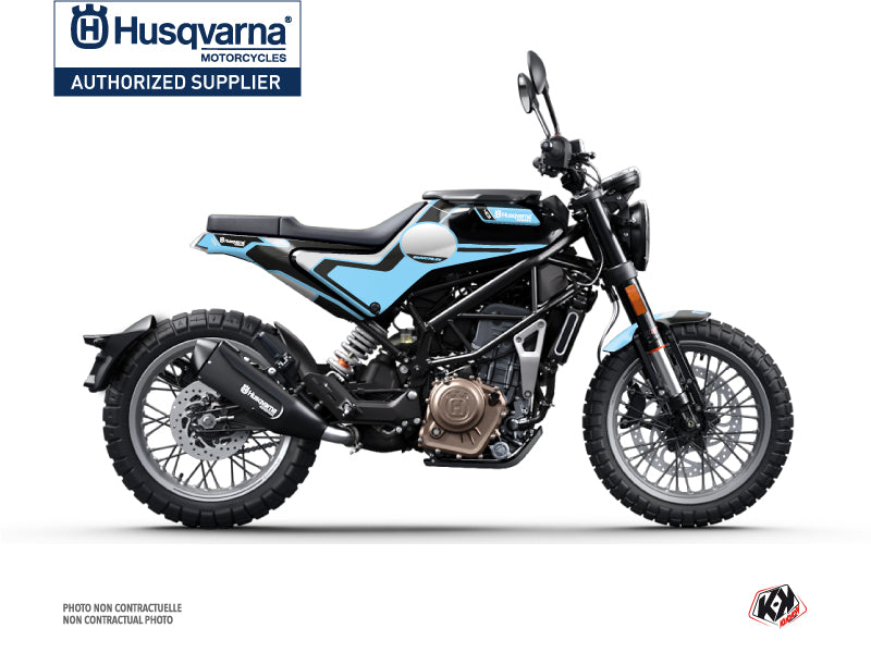 Husqvarna Svartpilen 401 Street Bike Bobber Graphic Kit Blue