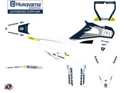 Husqvarna FC 350 Dirt Bike D-SKT Graphic Kit Blue