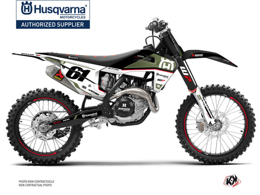 Husqvarna FC 350 Dirt Bike D-SKT Graphic Kit Kaki