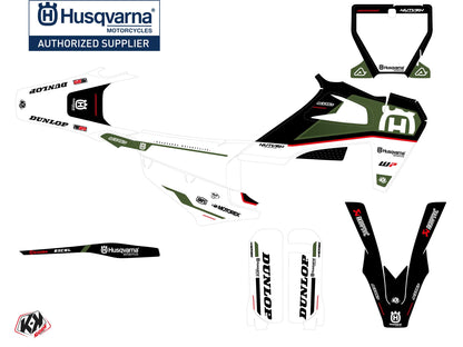 Husqvarna FC 350 Dirt Bike D-SKT Graphic Kit Kaki