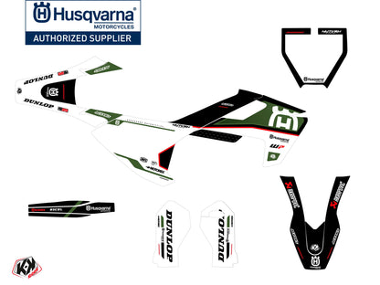 Husqvarna TC 65 Dirt Bike D-SKT Graphic Kit Kaki