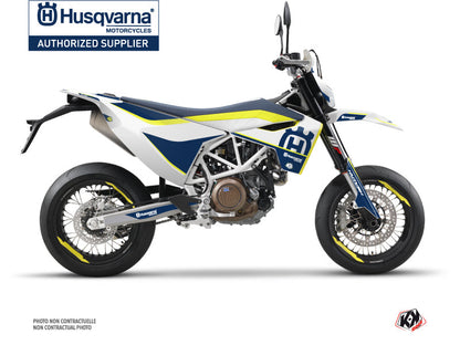 Husqvarna 701 Supermoto Street Bike Heritage Graphic Kit Yellow