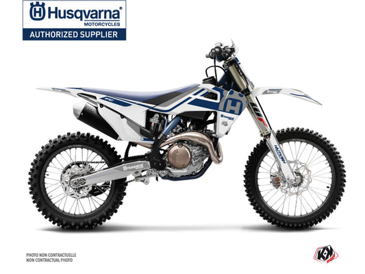 Husqvarna FC 450 Dirt Bike Heritage Graphic Kit White Grey