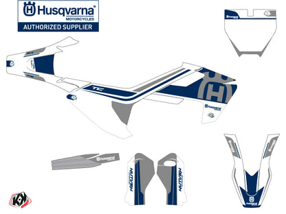 Husqvarna TC 65 Dirt Bike Heritage Graphic Kit White Grey