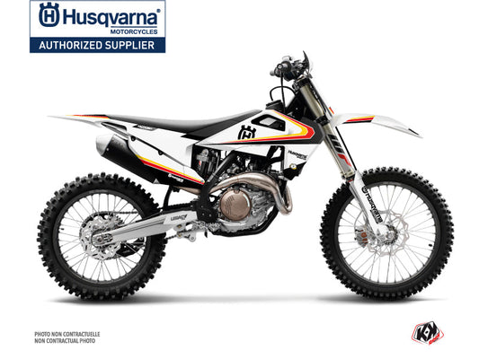 Husqvarna 450 FE Dirt Bike Legacy Graphic Kit Black Yellow