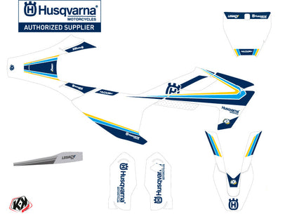 Husqvarna TC 85 Dirt Bike Legacy Graphic Kit Blue