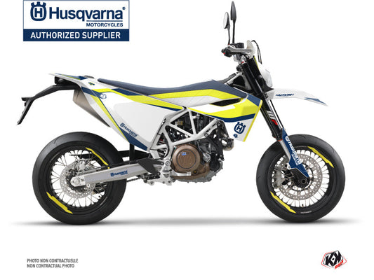 Husqvarna 701 Supermoto Street Bike Legend Graphic Kit Blue