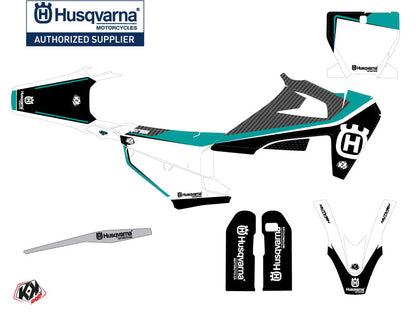 Husqvarna 450 FS Dirt Bike Legend Graphic Kit Turquoise