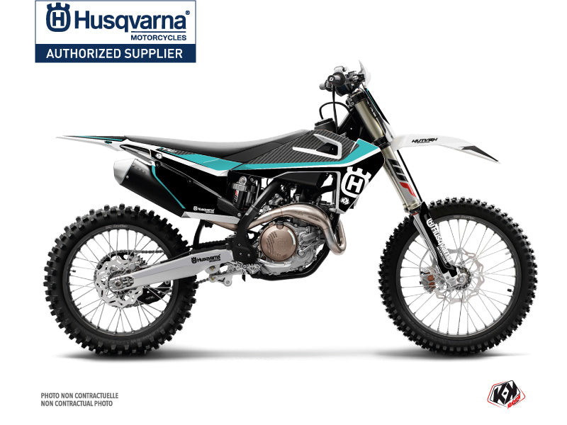 Husqvarna TC 125 Dirt Bike Legend Graphic Kit Turquoise