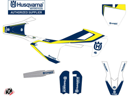 Husqvarna TC 65 Dirt Bike Legend Graphic Kit Blue