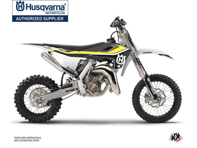 Husqvarna TC 65 Dirt Bike Legend Graphic Kit Black