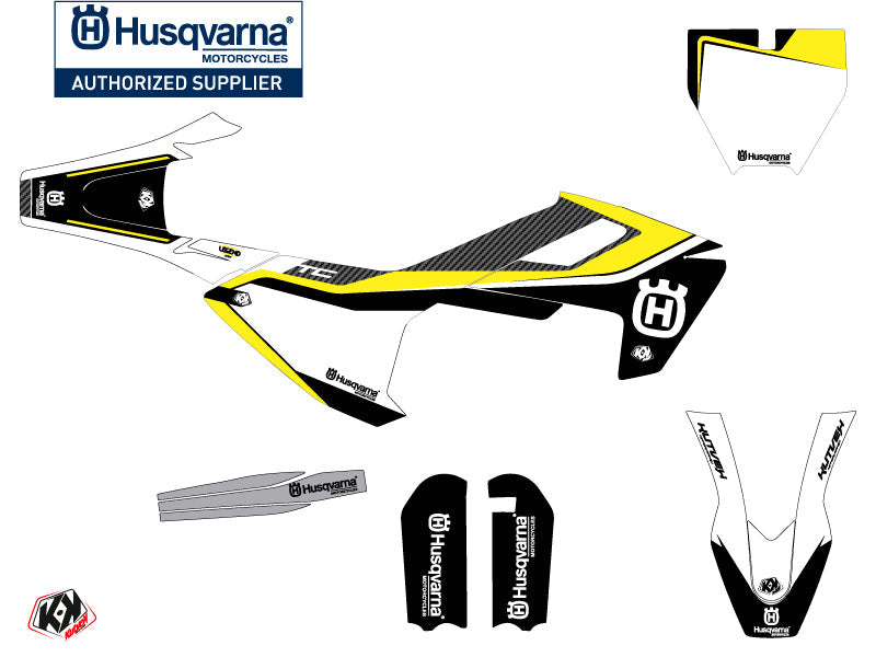 Husqvarna TC 65 Dirt Bike Legend Graphic Kit Black