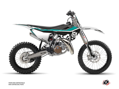 Husqvarna TC 85 Dirt Bike Legend Graphic Kit Turquoise