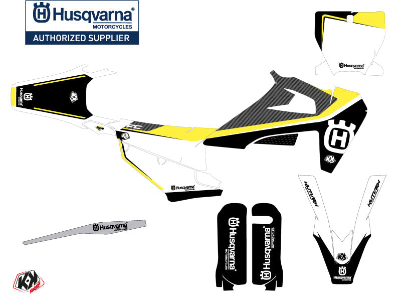 Husqvarna FC 450 Dirt Bike Legend Graphic Kit Black