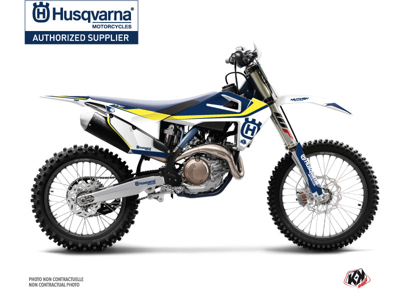 Husqvarna TC 250 Dirt Bike Legend Graphic Kit Blue